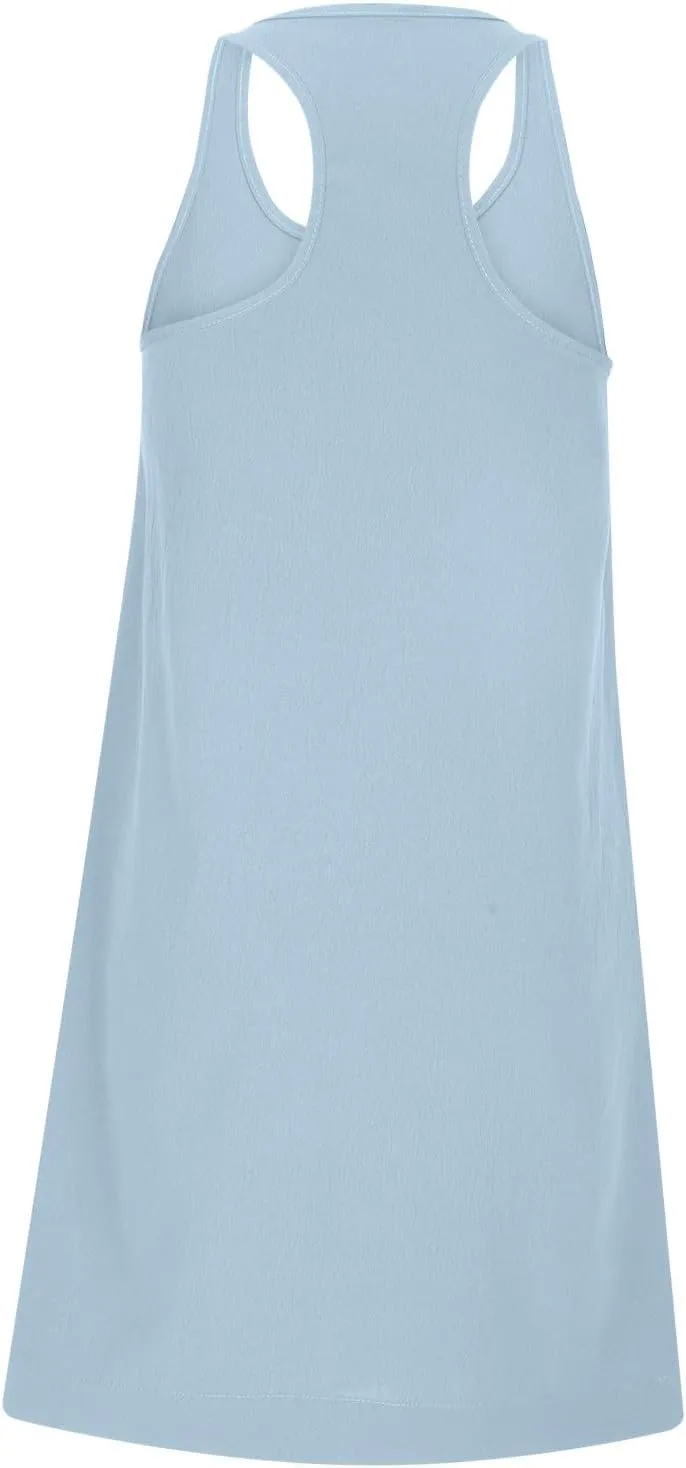 Women Trendy Athletic Dress 2024 Hot Shot Mini Dress Scoop Neck Casual Summer Romper Dresses Tennis Workout Outfits