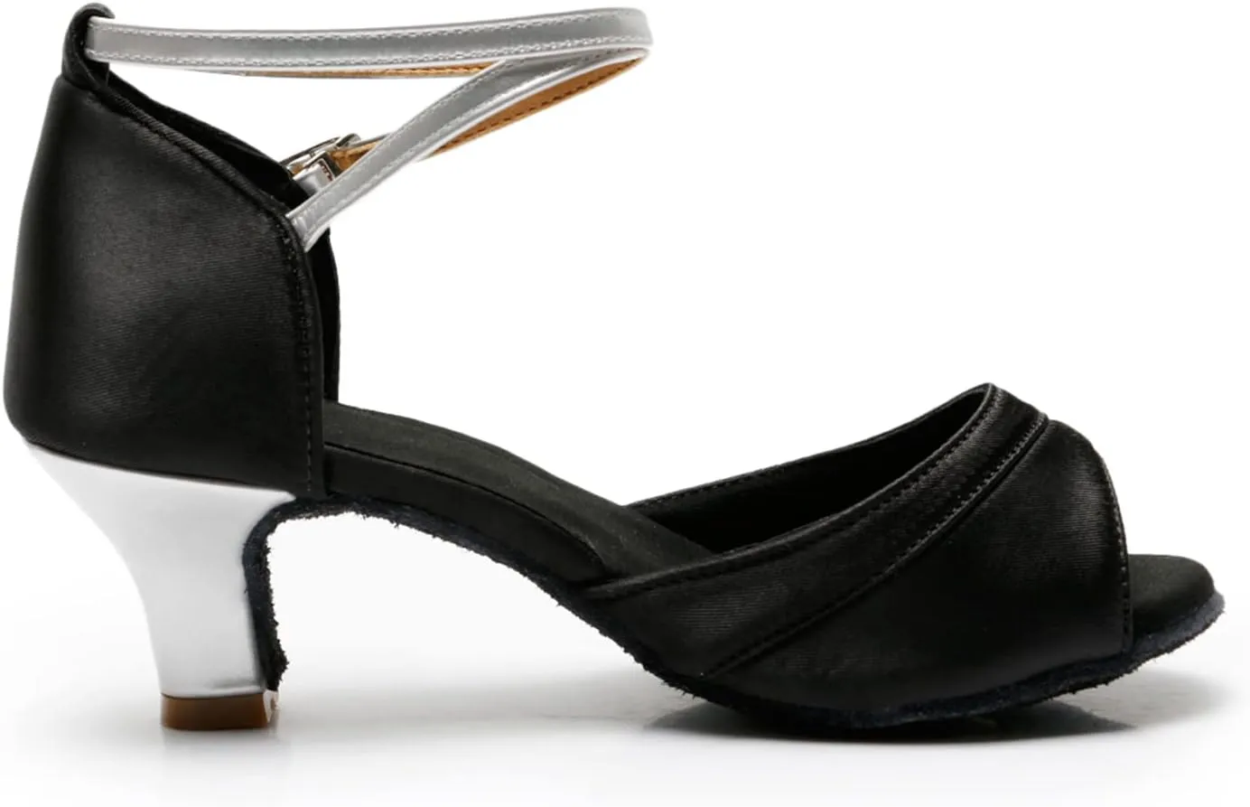Women's Latin Shoe Girls Open Toe Ballroom Dance Shoes Comfortable Waltz Salsa Performance Dancing Sandals