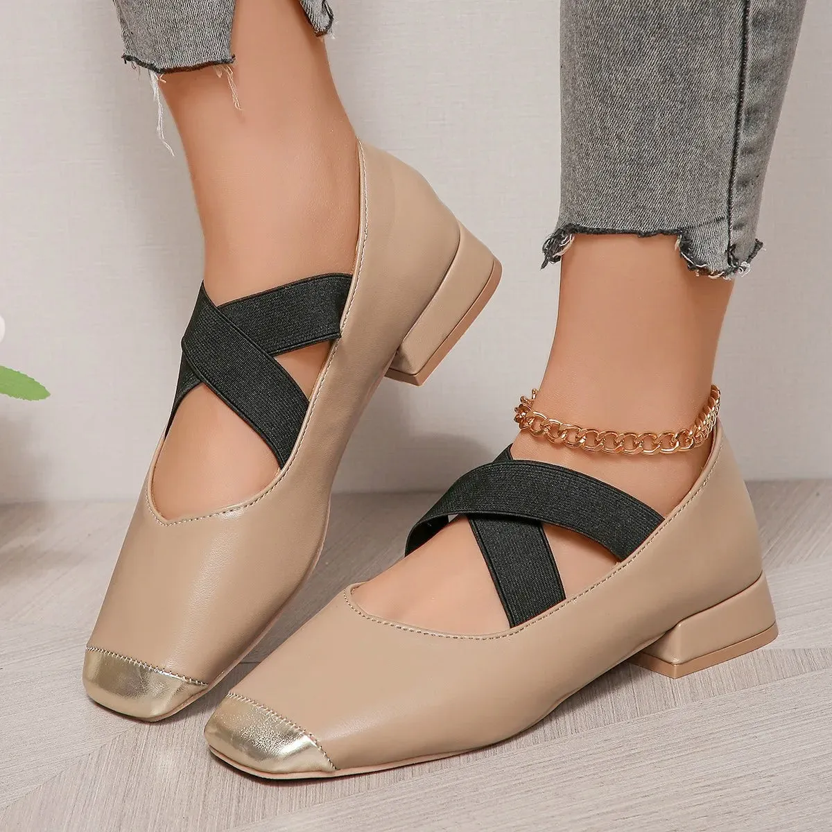 Women's Leather Mary Janes Flats