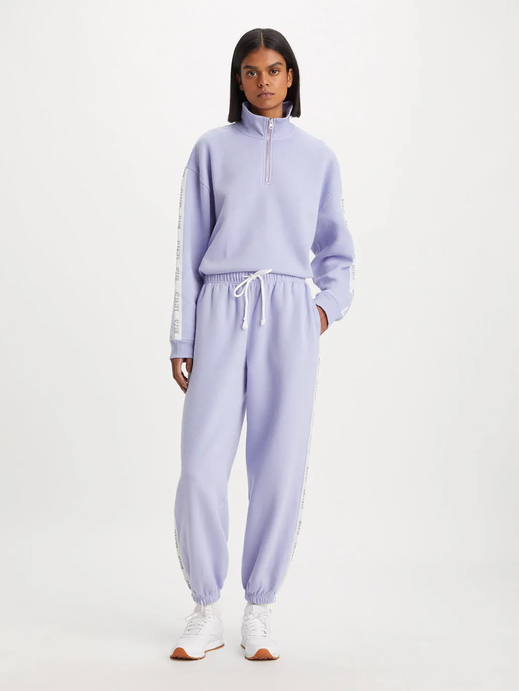 Women's Mid Rise Lavender Jogger Trousers