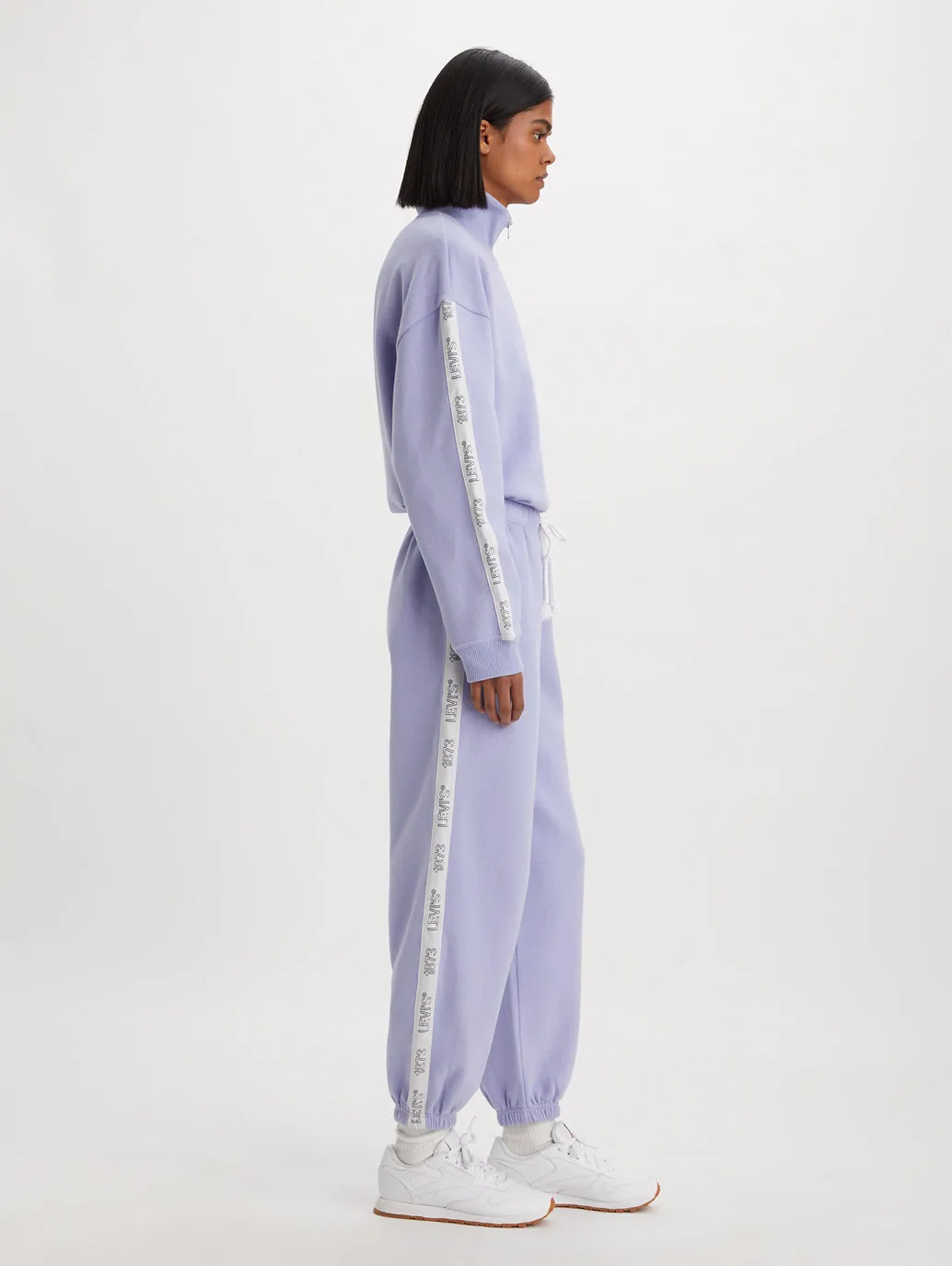 Women's Mid Rise Lavender Jogger Trousers