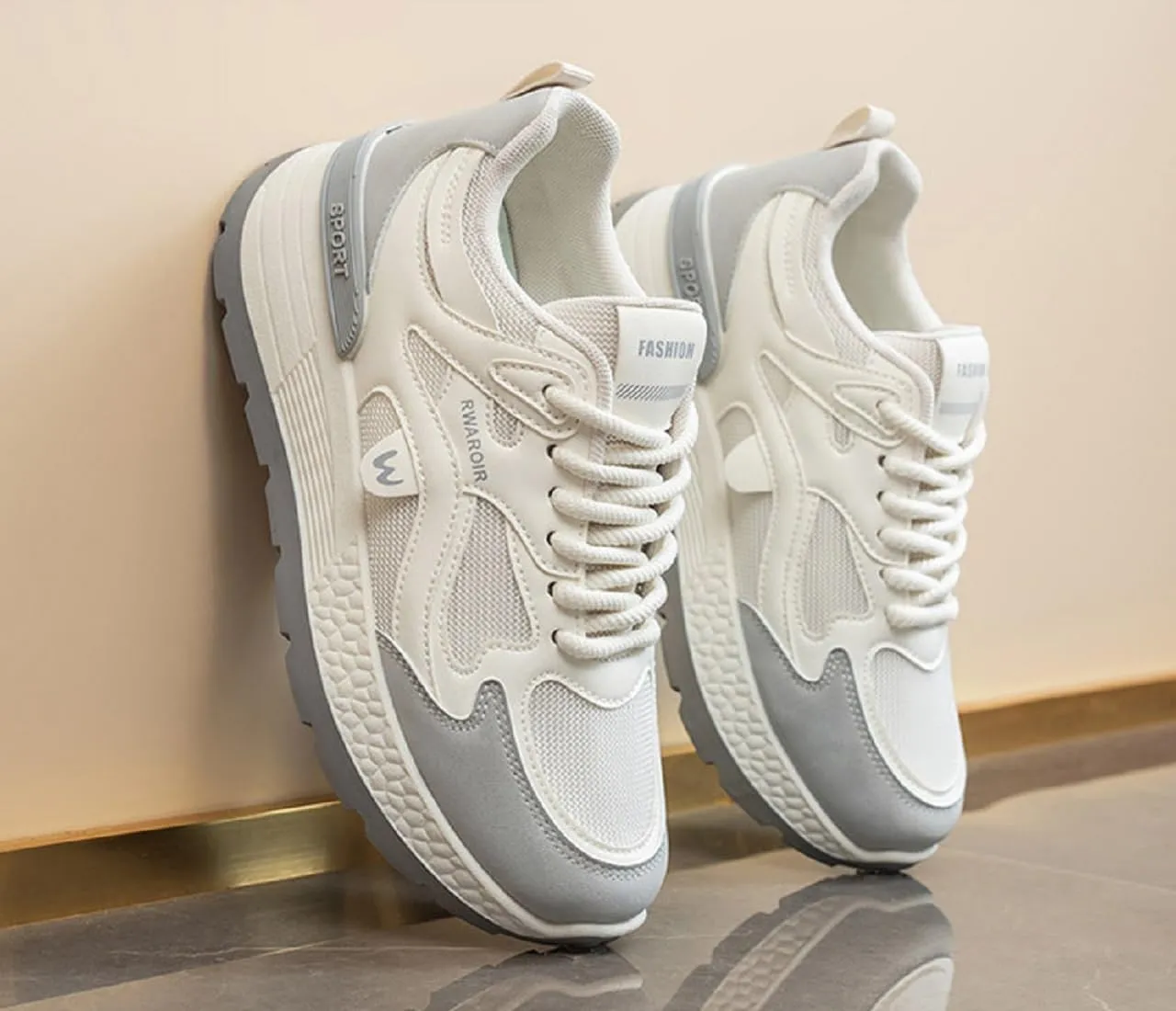 Women's Walking Shoes Lightweight Breathable Running Shoes Non Slip Athletic Fashion Sneakers Mesh Workout Casual Sports