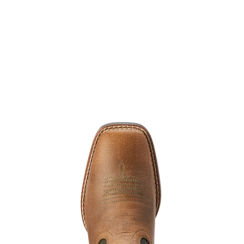 YOUTH FIRECATCHER WESTERN BOOT ALFALFA BROWN