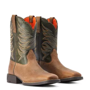 YOUTH FIRECATCHER WESTERN BOOT ALFALFA BROWN